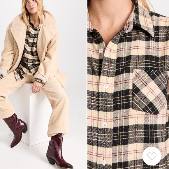 Plaid boyfriend shirt - Picture 3 of 7